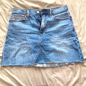 16” Denim Jean Skirt